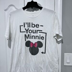 Disney “I’ll be your Minnie” shirt, large